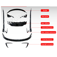 17-23 Tesla Model 3 Atomic Full Plastic Lip Kit with Spoiler (ABS)