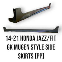 14-21 Honda Jazz/Fit GK Mugen Style Side Skirts (PP)